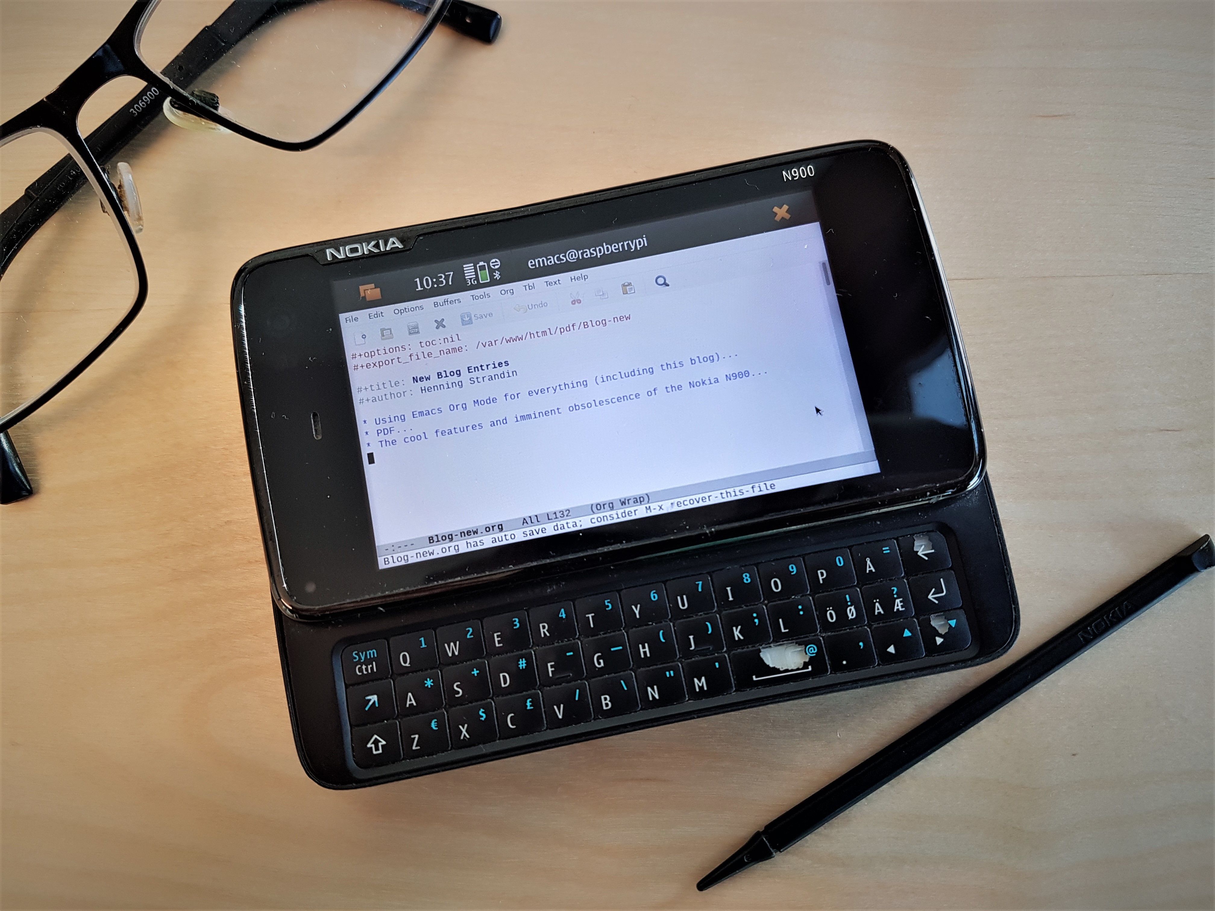 Image of the Nokia N900